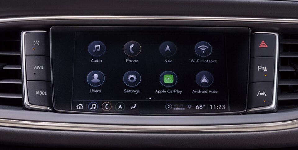 2022 Enclave Avenir infotainment system.