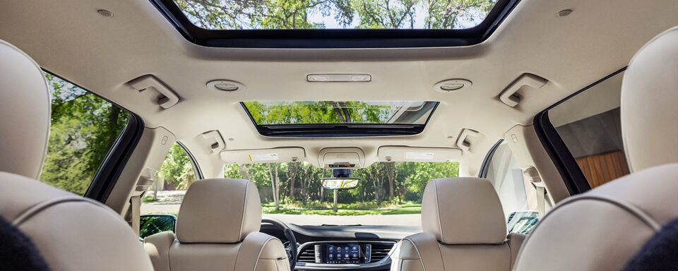 2022 Enclave Avenir interior sunroof.