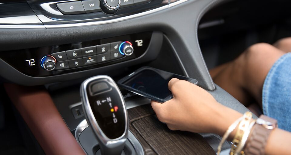 Buick Avenir's inspired amenities: wireless charging.