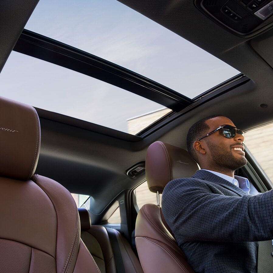 Avenir's available power sunroof.