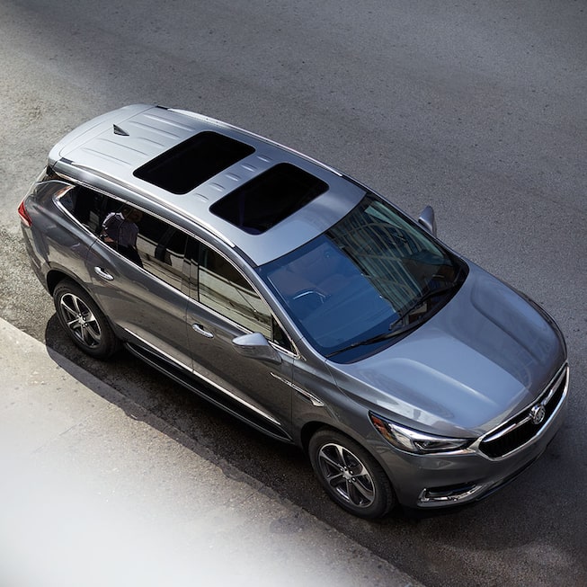 VUS intermédiaire Buick Enclave 2020 - Vue à vol d’oiseau.