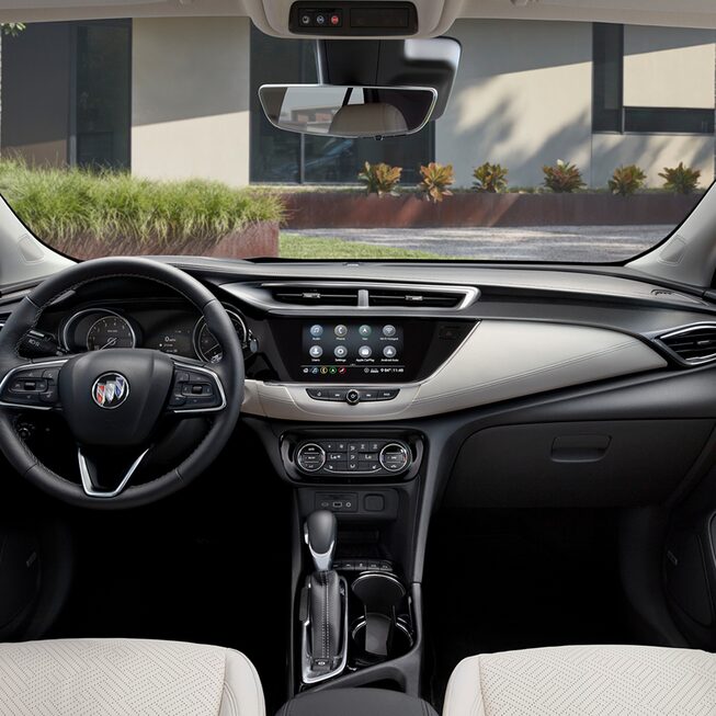 Tableau de bord du Buick Encore GX ST.