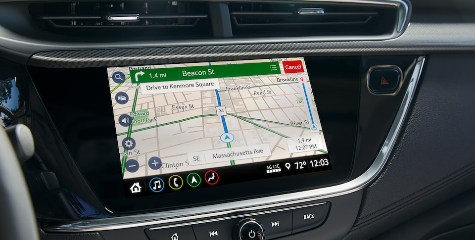 Buick Encore GX 2020 - système de navigation.