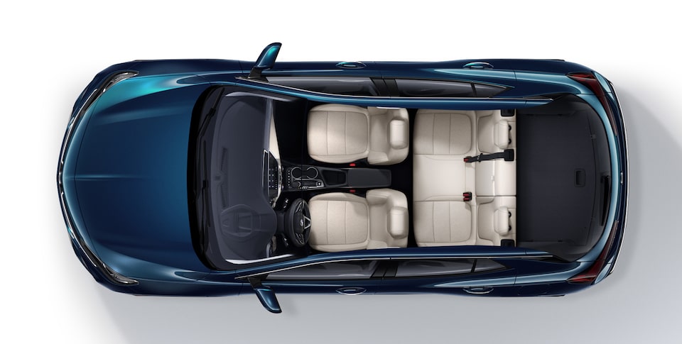Intérieur du Buick Encore GX 2020 : Sièges non rabattus.