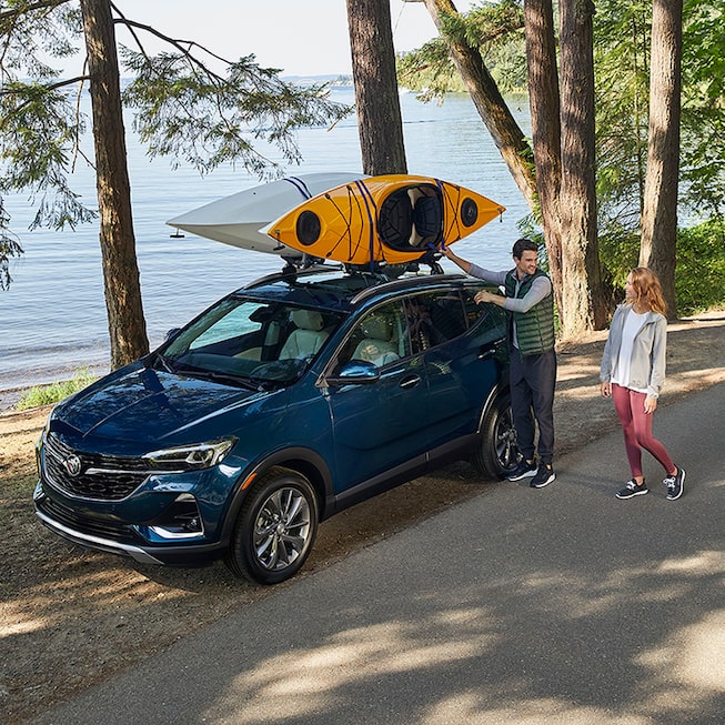 Les glissières du tout premier Buick Encore GX.