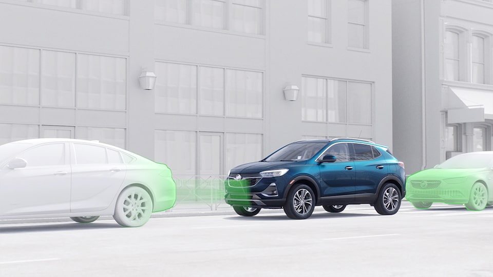 Buick Encore GX 2020 — Assistance au stationnement.