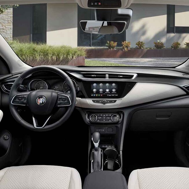 Interior dashboard of the 2023 Buick Encore GX ST.