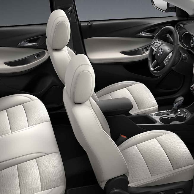 Interior seating of the 2023 Buick Encore GX ST.