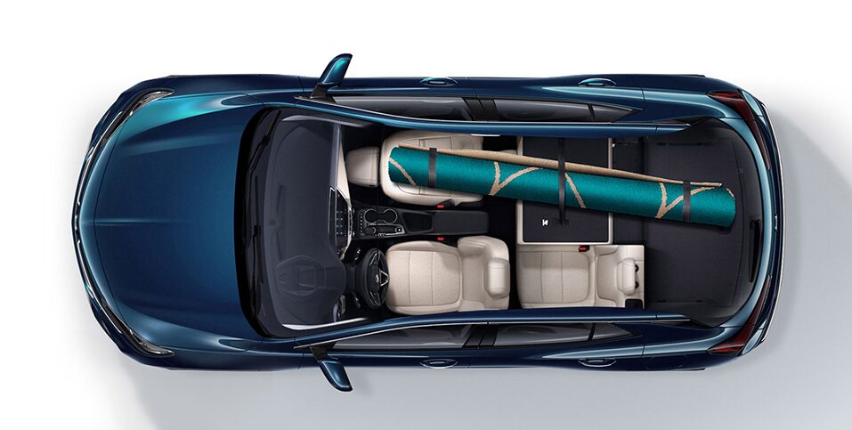 2023 Buick Encore GX cargo - two seats folded.