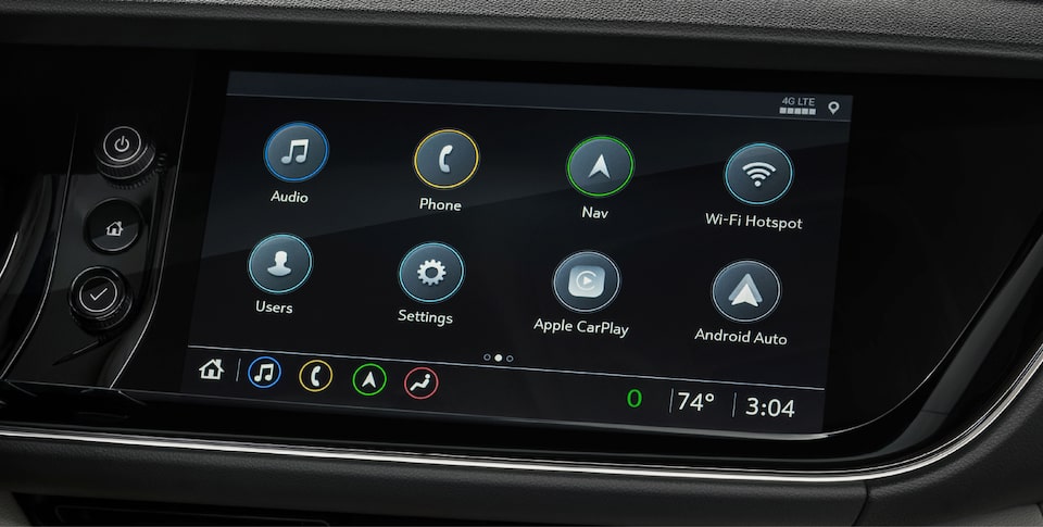 2022 Envision infotainment system.