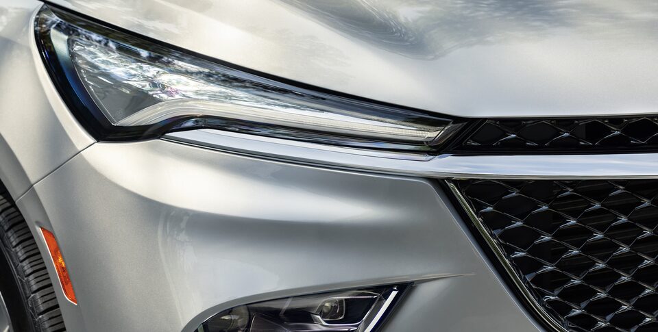 2022 Buick Enclave headlamps.