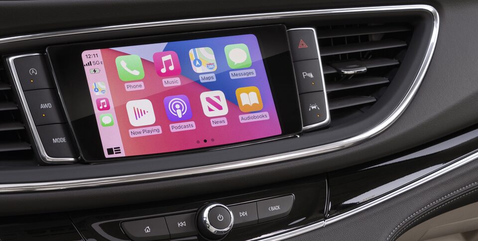 2022 Enclave Apple CarPlay.
