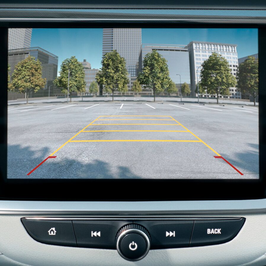 Élément de sécurité de la Buick Encore GX 2023 : Alerte de circulation transversale arrière.