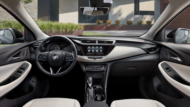 Tableau de bord de la Buick Encore GX 2023.