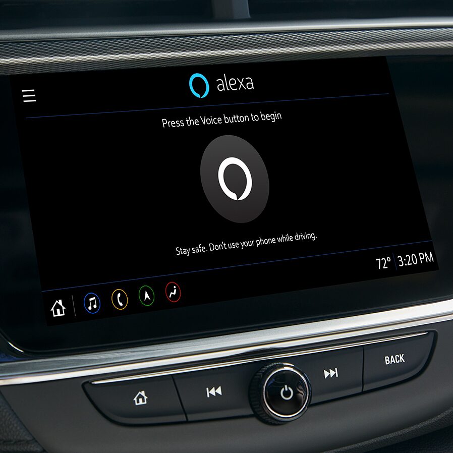 Système d'infodivertissement de la Buick Encore GX 2023 avec Alexa intégré