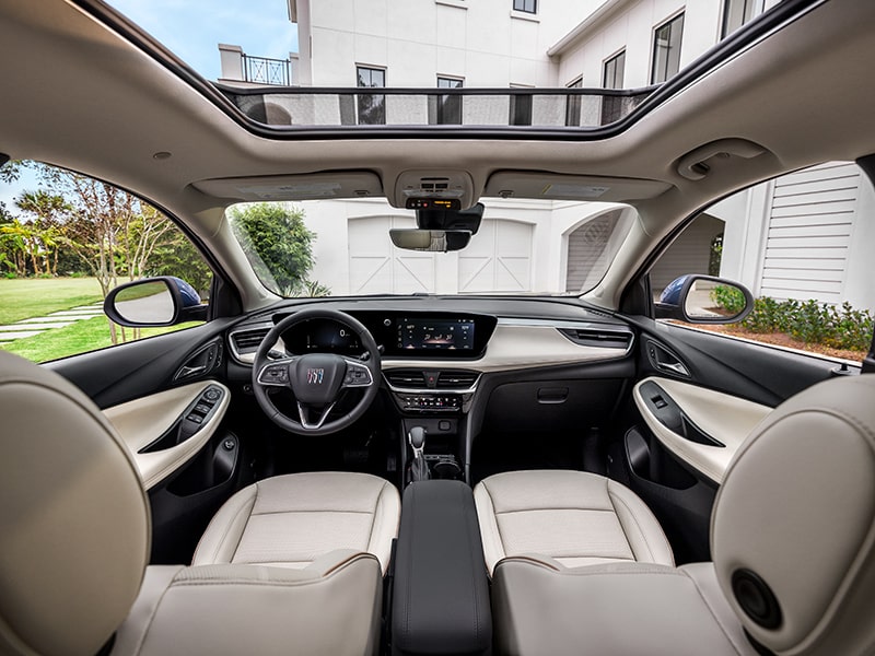 Habitacle spacieux du Buick Encore GX 2025.