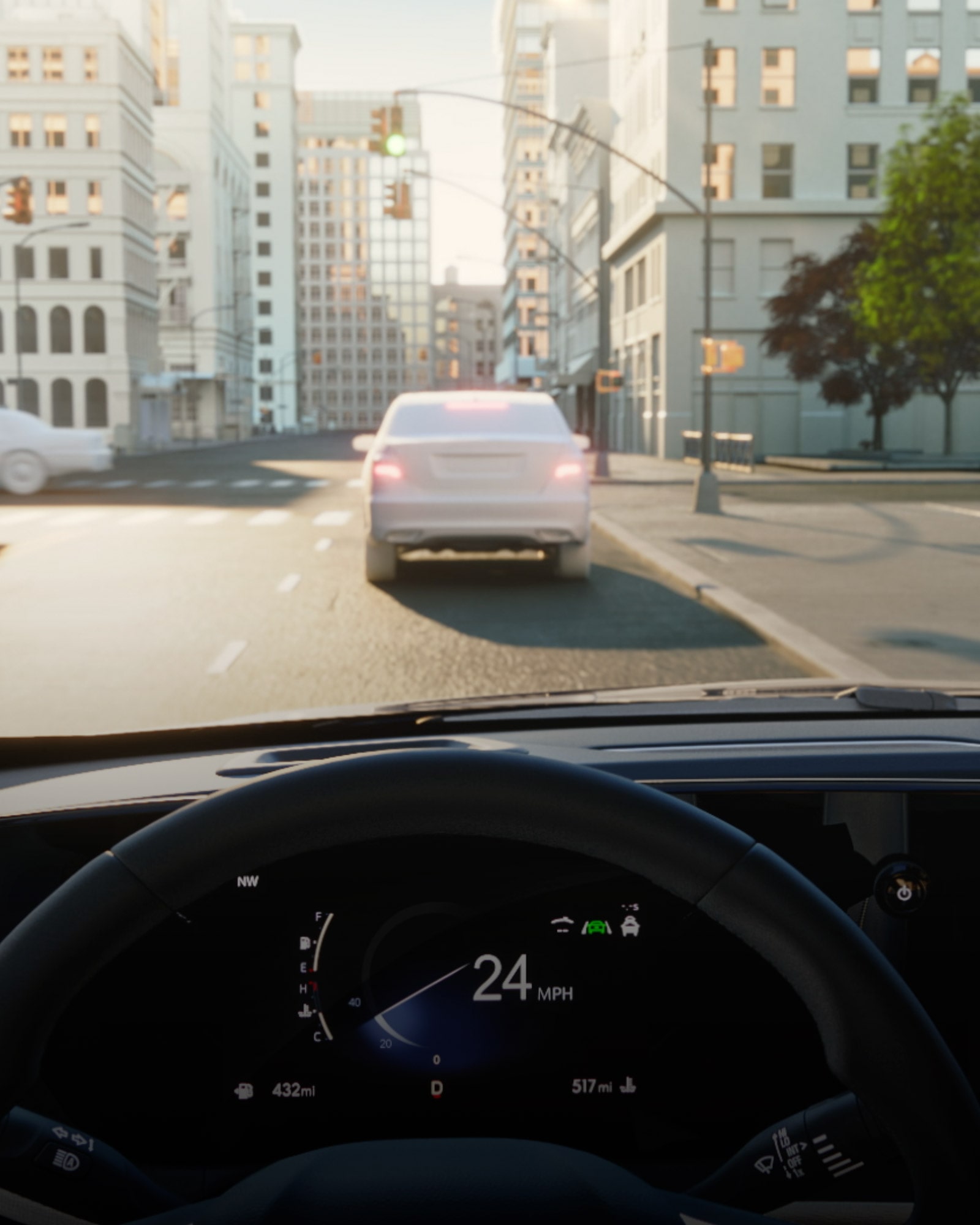 La fonction de freinage d’urgence automatique du Buick Envista Avenir 2026.