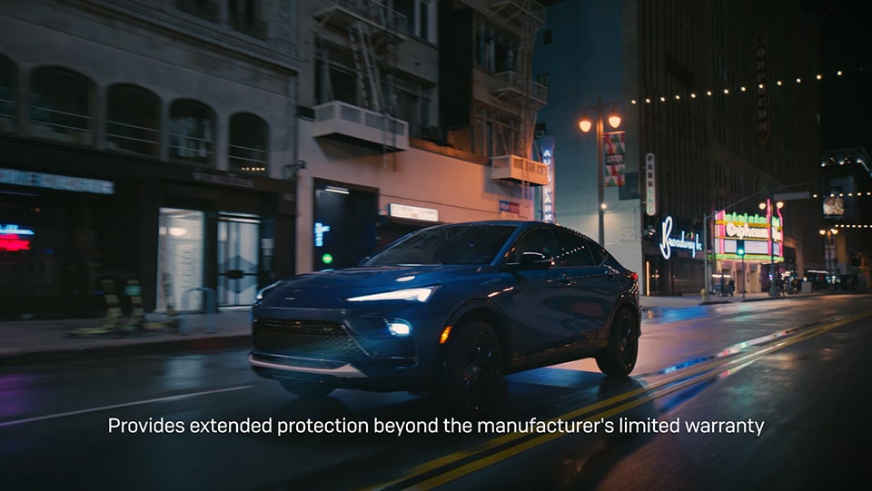 Buick SUV Driving Through City