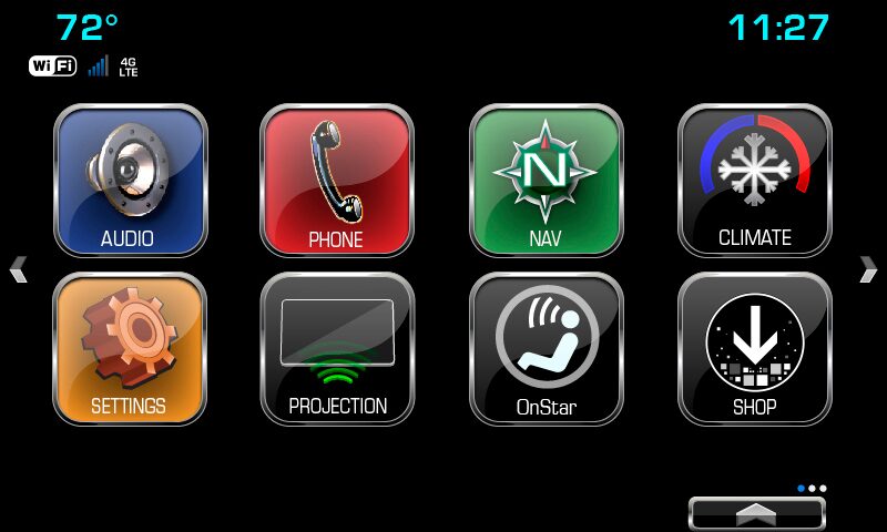 PREVIOUS INFOTAINMENT SYSTEMS