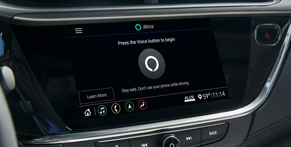 Buick Encore GX 2020 - La fonctionnalité Alexa intégré. 