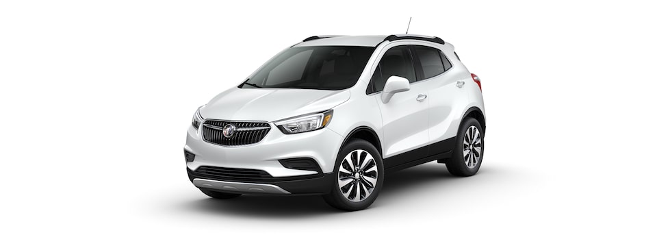 Buick Encore 2022 en sommet blanc. 