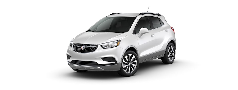 Buick Encore 2022 en Blanc givré triple couche. 