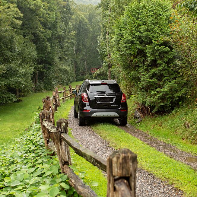 2022 Buick Encore driving off-road.