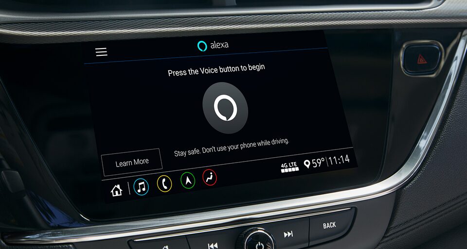 Buick Encore GX 2021 - La fonctionnalité Alexa intégré.