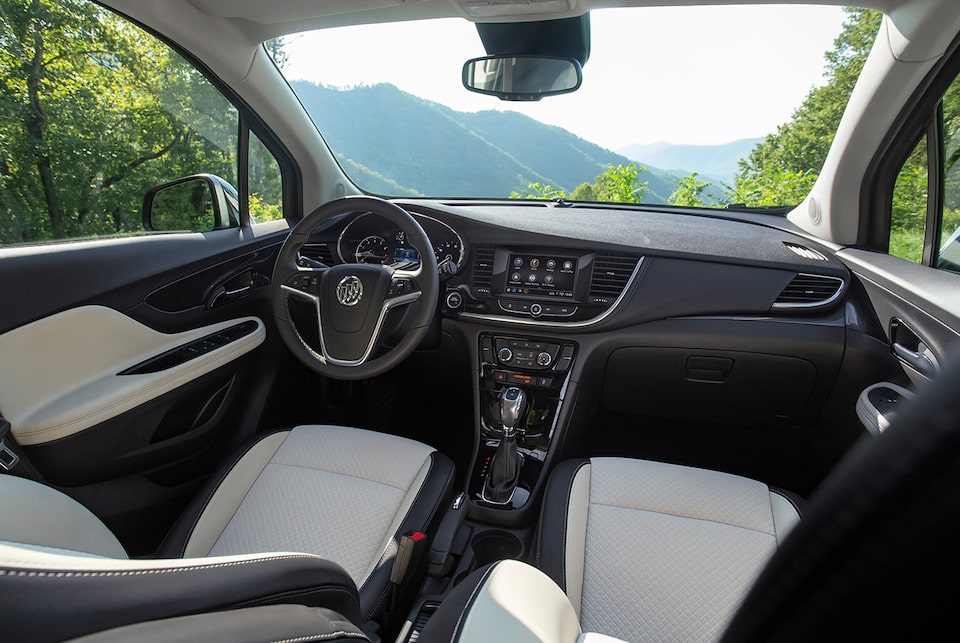 Buick Encore 2022 : intérieur avec technologie QuietTuning.