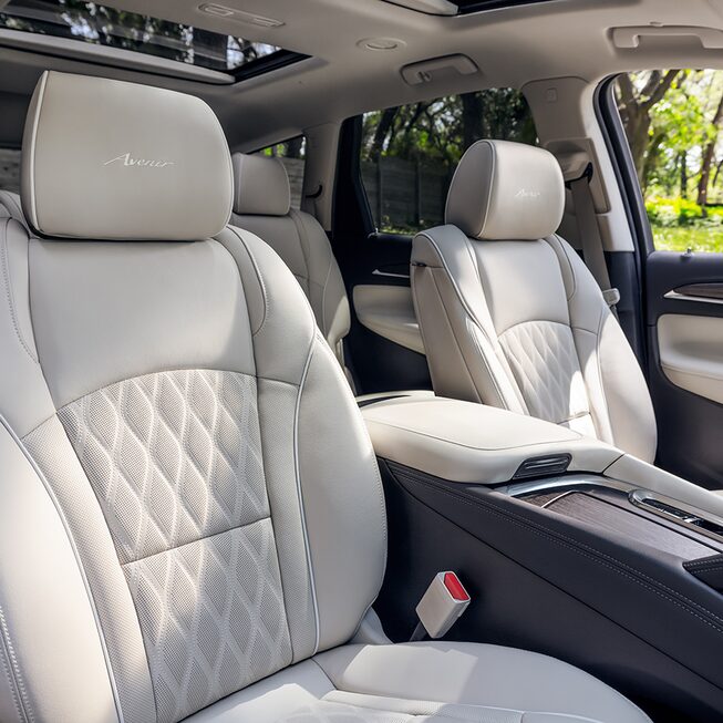 2023 Buick Enclave Avenir interior seats.