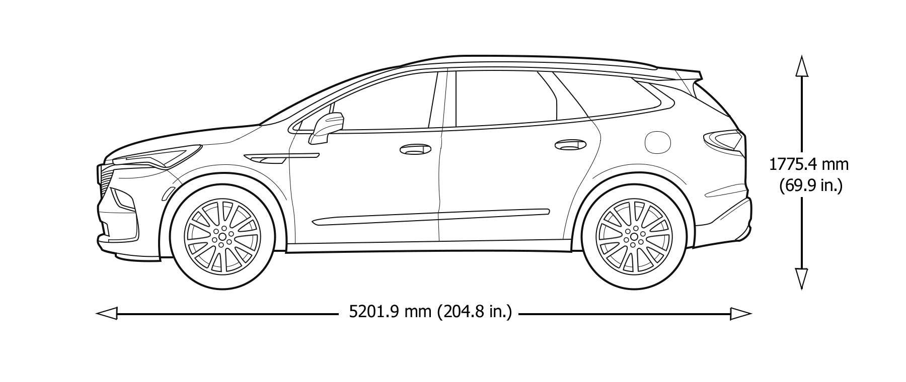 2023 Buick Enclave ST specs.