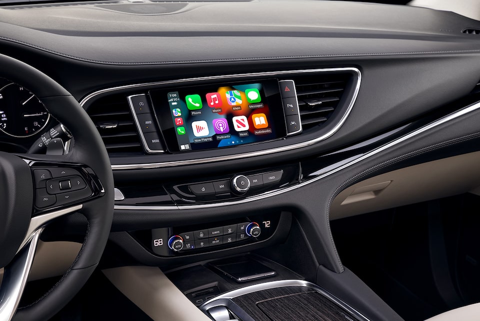 CarPlay d’Apple intégré à l’Enclave 2023.