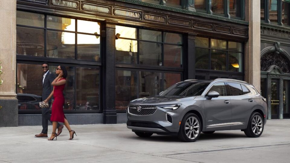 2023 Buick Envision Avenir parked outdoors.