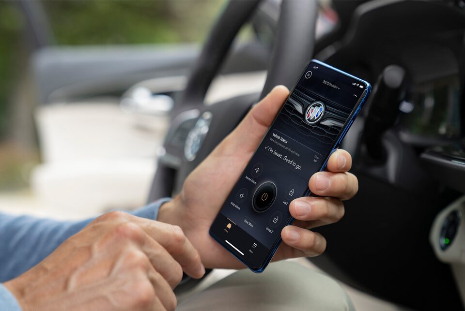 Services connectés du Buick Envision 2023.