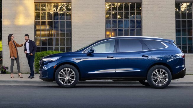 2024 Buick Enclave left side profile view.