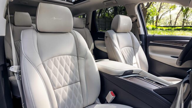2024 Buick Enclave interior seating.