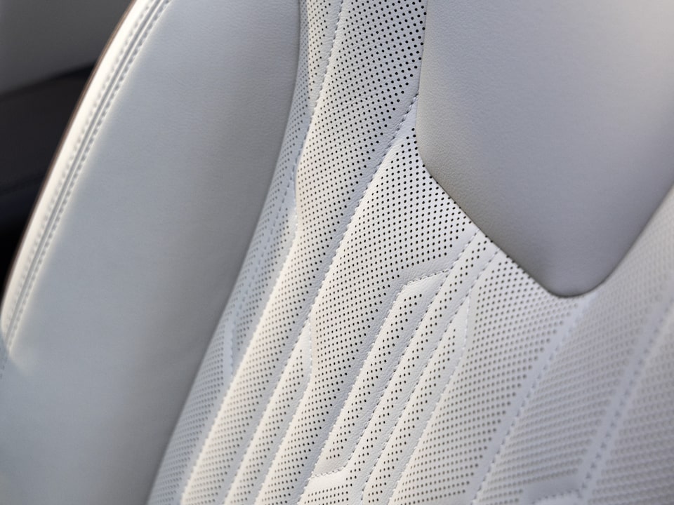 Unique quilted stitching pattern of the 2024 Encore GX Avenir.