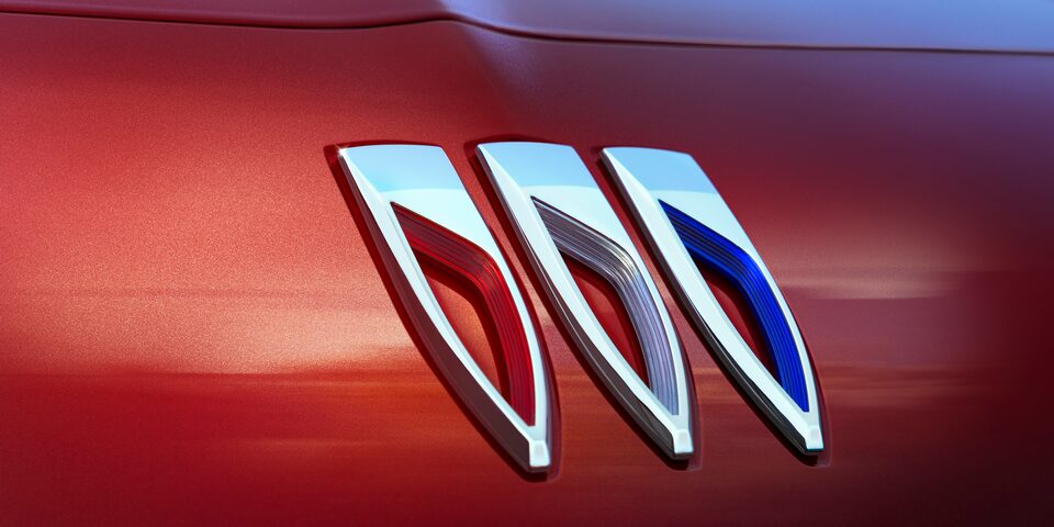 2024 Buick Encore GX Buick Tri-Shield Badge.