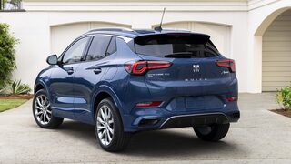 Rear profile view of the 2024 Buick Encore GX Avenir.