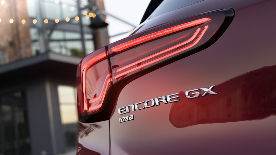 2024 Encore GX ST badging.