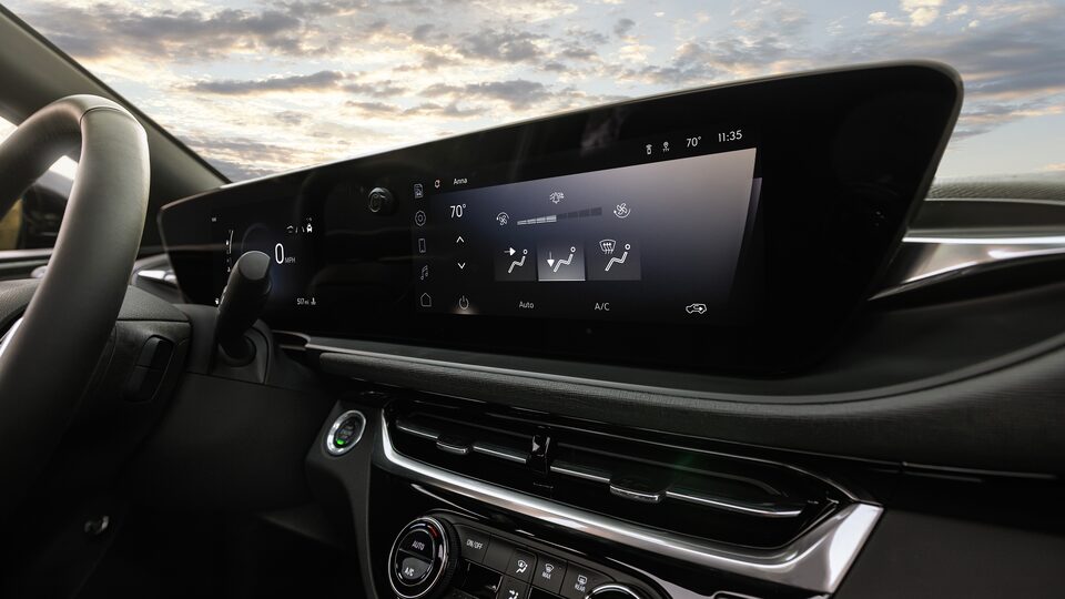 Système d’infodivertissement du Buick Envista ST 2024.