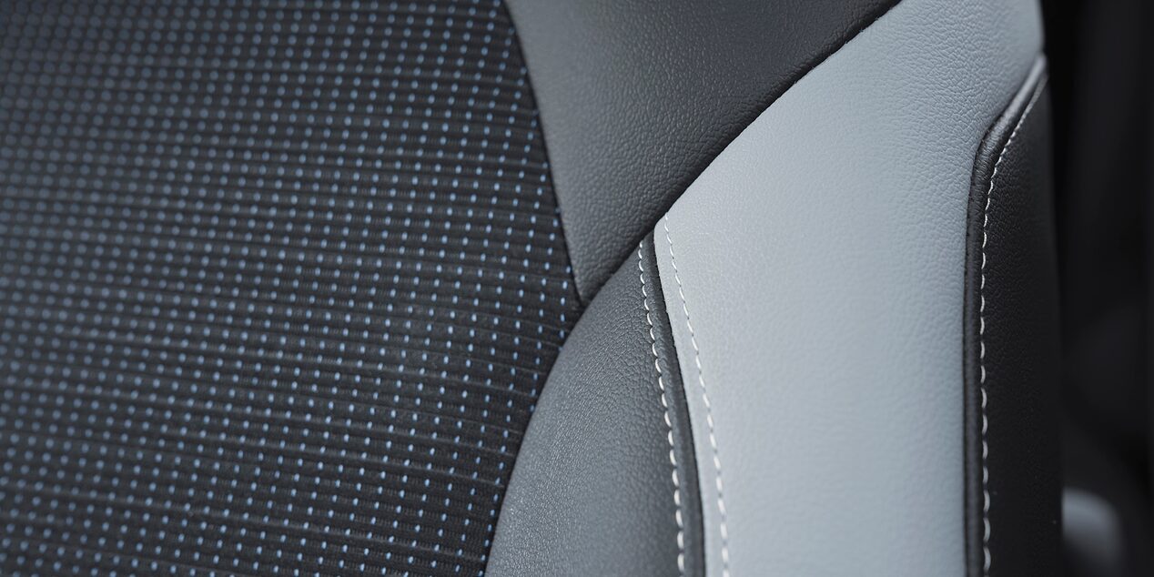 Vue rapprochée des sièges du Buick Envista 2024.