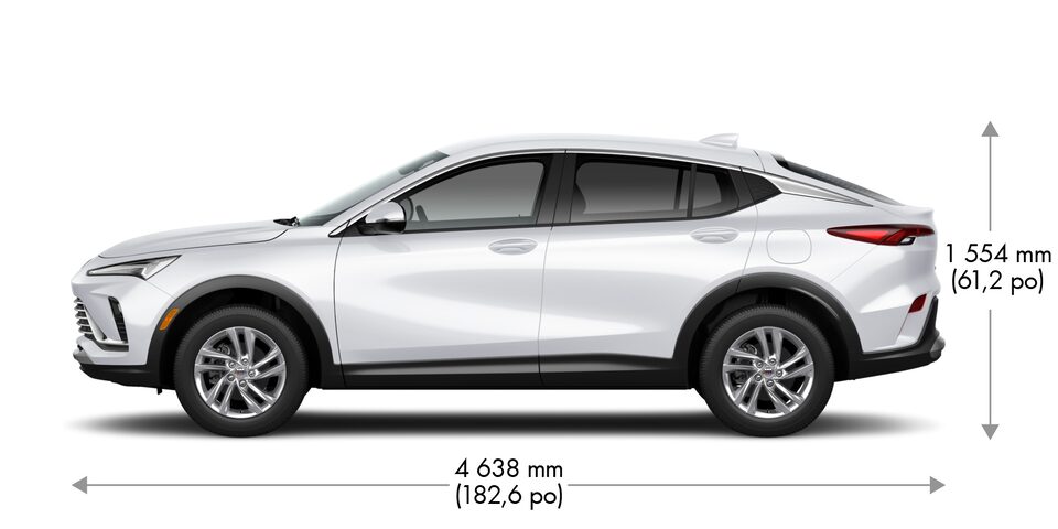 Spécifications du Buick Envista 2024.