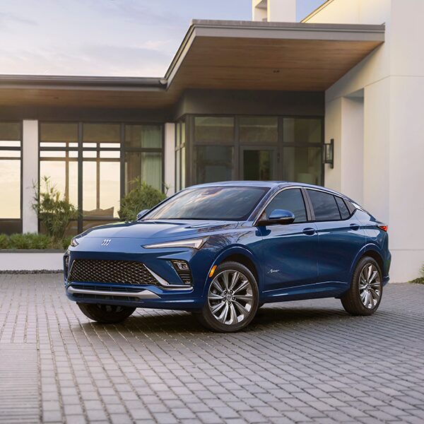 Front profile view of the 2024 Buick Envista Avenir parked outdoors.