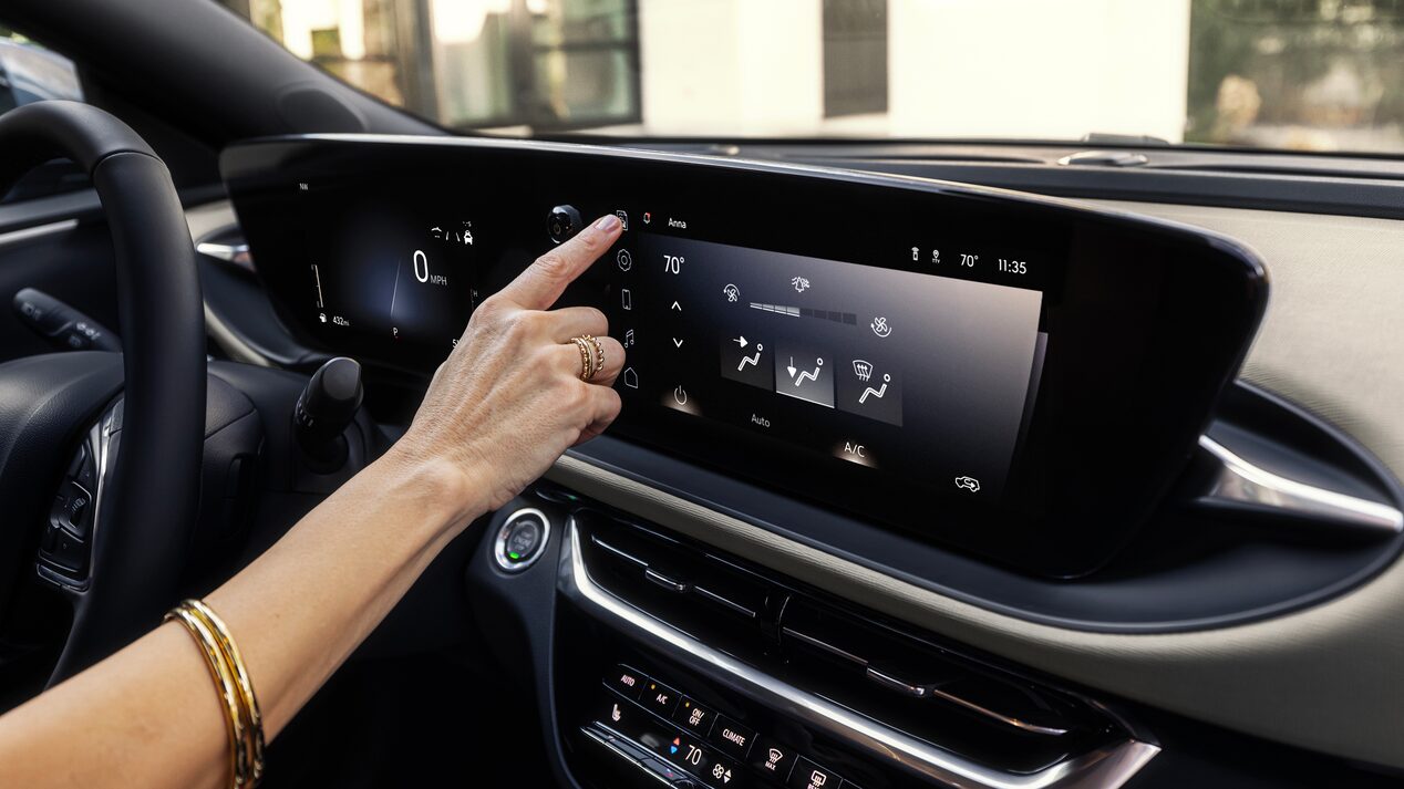 Système d’infodivertissement du Buick Envista Avenir 2024.