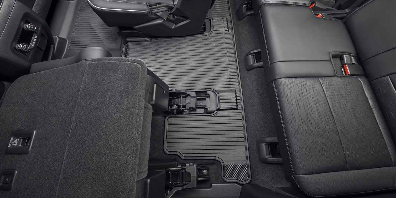 Spacious second row seating on the 2025 Buick Enclave.