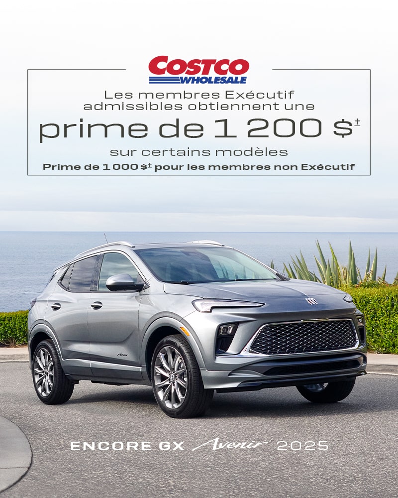 Vue latérale du Buick Encore GX.