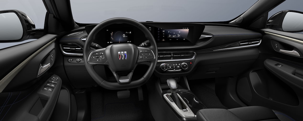 The 2025 Buick Envista ST front interior.
