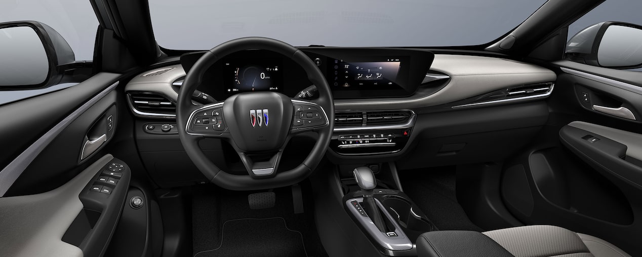 The 2025 Buick Envista Avenir front interior.