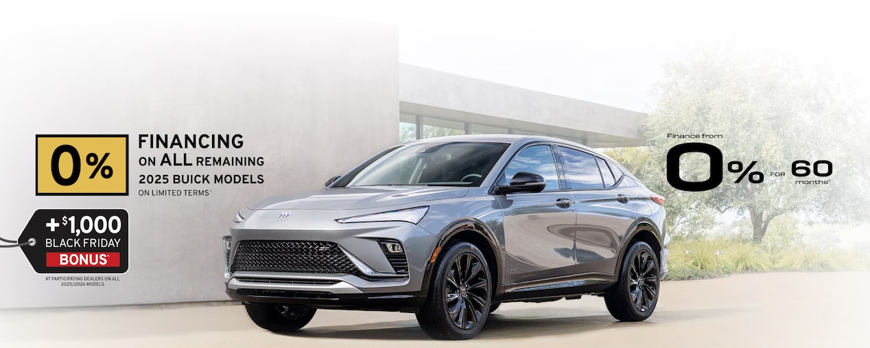 The 2025 Buick Envista parked outside.